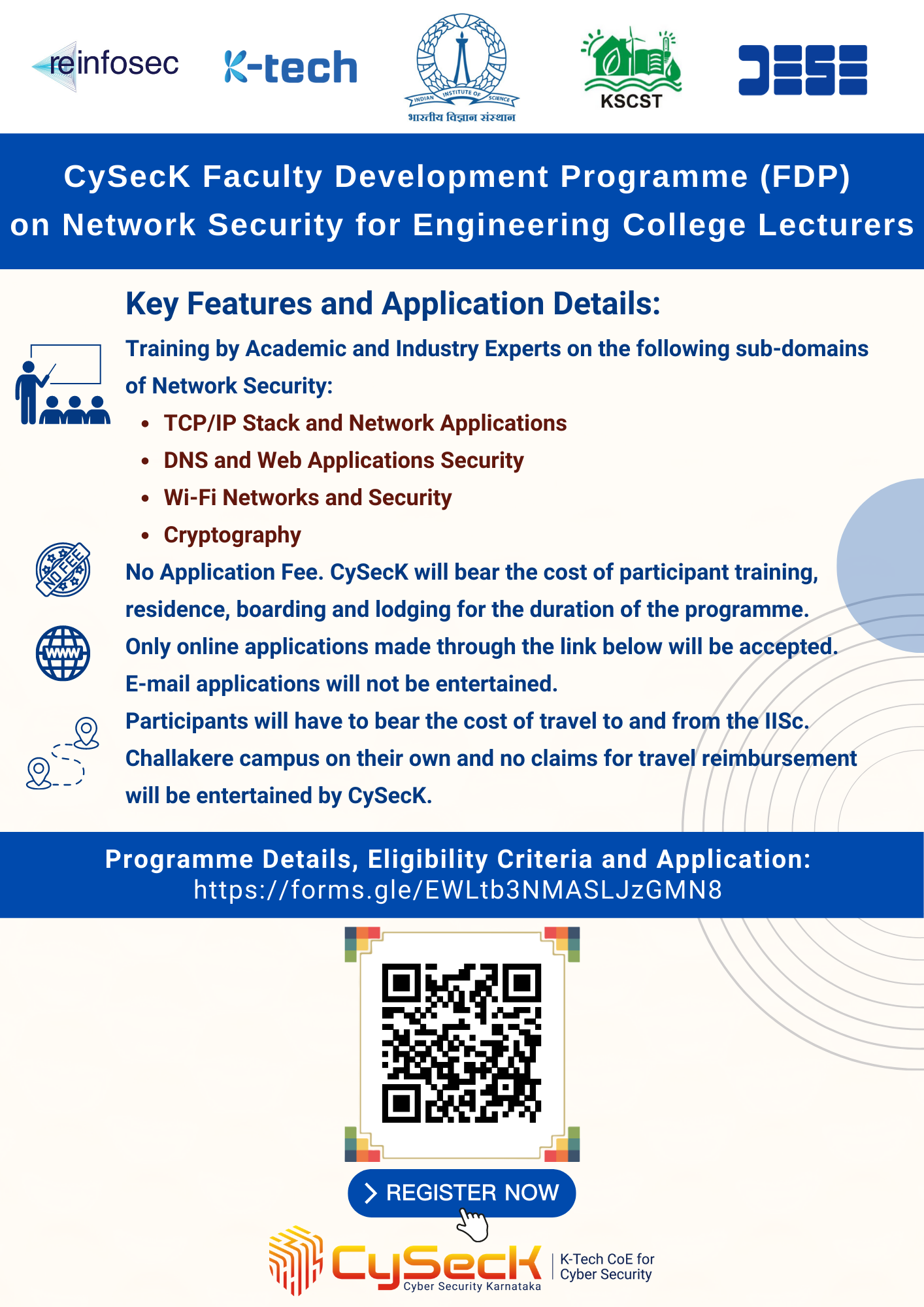 CySecK Faculty Development Programme (FDP) On Network Security For ...